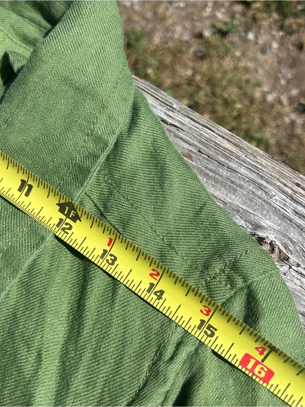Live A Little Linen Jacket Women M Matcha Green Ruched Boho Utility Lagenlook - Picture 4 of 5